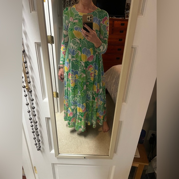 Diane Von Furstenberg summer long dress vintage#DVF - Picture 10 of 11